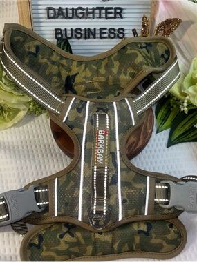 Barkbay Camouflage Dog Harness Size XL